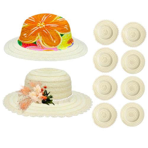 Garneck 8 Stück Basteln Mit Strohhüten Für Strohhüte Für in Großen Mengen Lustiger Hut Kinderspielzeug Teeparty-hüte Für Kappe Kinderhut Albern Naturrasen Weiß Garneck 8 Stück Basteln Mit Strohhüten Für Strohhüte Für in Großen Mengen Lustiger Hut Kinderspielzeug Teeparty-hüte Für Kappe Kinderhut Albern Naturrasen Weiß von Garneck