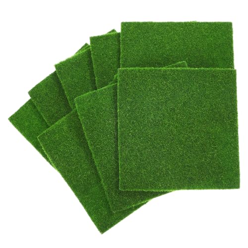 Garneck 8 Stück Blatt Künstliches Moos Gras Gefälschter Moosrasen Künstliches Bastelmoos Kunstmoos Für Topfpflanzen Torfmoos Für Pflanzen Fälschung Terrarienmoos Drinnen Mit Green Plastik von Garneck