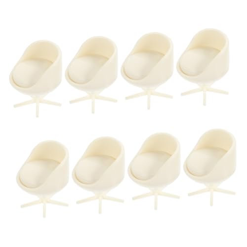 Garneck 8 Stück Modell eines Möbeldrehstuhls Stuhlverzierung Puppenstubenstühle Puppenhauszubehör Puppenhaus-Außenzubehör Puppenhausverzierung Mini-Stuhl Abs Beige Garneck 8 Stück Modell eines Möbeldrehstuhls Stuhlverzierung Puppenstubenstühle Puppenhauszubehör Puppenhaus-Außenzubehör Puppenhausverzierung Mini-Stuhl Abs Beige von Garneck