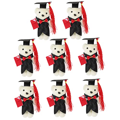 Garneck 8 Stück Puppe-Abschlussgeschenk Mini-Abschlussbär Graduation Plüschbär Abschlussbär-Schmuck tragen Vorschulkinder Abschluss-Blumenstrauß- Bären Ornament Polyester Garneck 8 Stück Puppe-Abschlussgeschenk Mini-Abschlussbär Graduation Plüschbär Abschlussbär-Schmuck tragen Vorschulkinder Abschluss-Blumenstrauß- Bären Ornament Polyester von Garneck