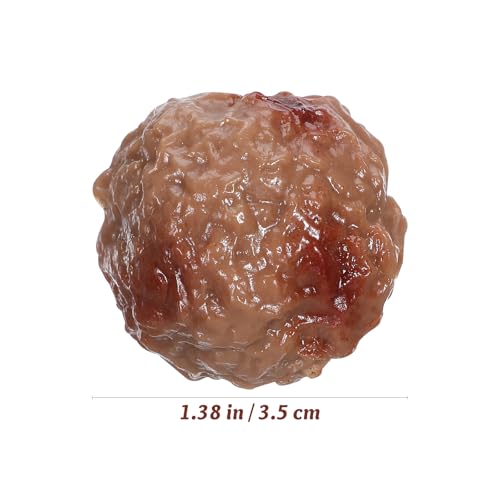 Garneck 8 Stück Realistisches Künstliches Rindfleisch-fleischbällchen-Modell, Gefälschte Lebensmittel-küchendekoration, Fotografie-Requisiten, Braun, 1, 37 Zoll Garneck 8 Stück Realistisches Künstliches Rindfleisch-fleischbällchen-Modell, Gefälschte Lebensmittel-küchendekoration, Fotografie-Requisiten, Braun, 1, 37 Zoll von Garneck