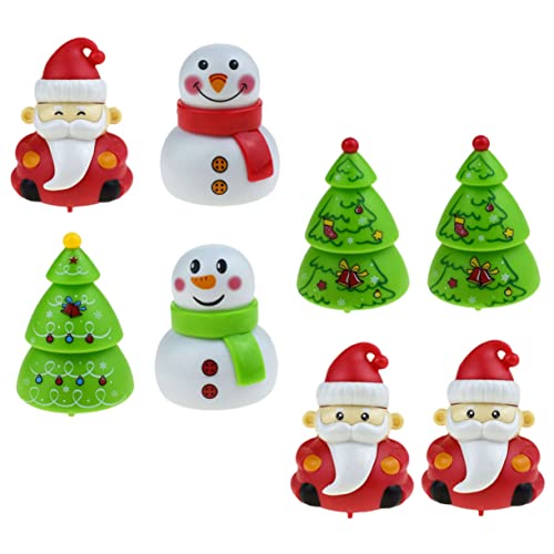 Garneck 8 Stück Teiliges Weihnachts Pull Back Niedliche Xmas Themenautos für Leicht und Tragbar für Feiertagsgeschenke und Spielspaß von Garneck
