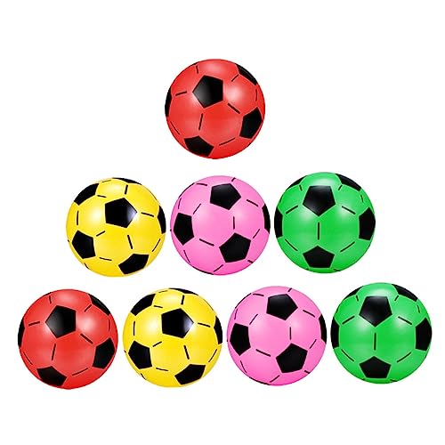 Garneck 8 Stück aufblasbarer Ball Outdoor draußen Kinderspielzeug im Freien Farbfußball Fußball Kindersport-Fußballspielzeug Plastik Garneck 8 Stück aufblasbarer Ball Outdoor draußen Kinderspielzeug im Freien Farbfußball Fußball Kindersport-Fußballspielzeug Plastik von Garneck