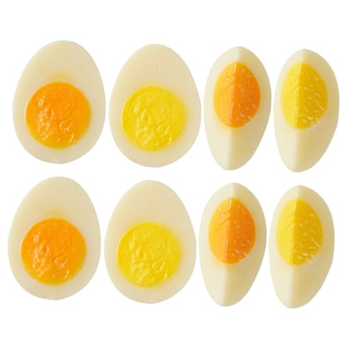Garneck 8 Stück gefälschtes Ei falsches Essen Ei Essen falsche Eier gekocht Ei Requisiten künstlich Ei-Modelle Lebensmittel-Requisiten-Eier Kunstei-Requisite Stütze PVC Garneck 8 Stück gefälschtes Ei falsches Essen Ei Essen falsche Eier gekocht Ei Requisiten künstlich Ei-Modelle Lebensmittel-Requisiten-Eier Kunstei-Requisite Stütze PVC von Garneck