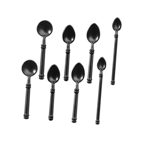 Garneck 8Stücke Mini Geschirrset Für Teiliges Mit Löffeln Simuliertes Mini Geschirr Für Kreatives Robustes Und Langlebiges Kinderspielzeug Für Entwicklung Praktischer von Garneck