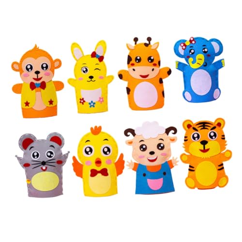 Garneck 8Stücke Teiliges DIY Handpuppen Materialset für Kreative Cartoon Nähaufkleber aus Vliesstoff Lernspielzeug Frühzeitigen Entwicklung und Praktischen Fähigkeiten Garneck 8Stücke Teiliges DIY Handpuppen Materialset für Kreative Cartoon Nähaufkleber aus Vliesstoff Lernspielzeug Frühzeitigen Entwicklung und Praktischen Fähigkeiten von Garneck