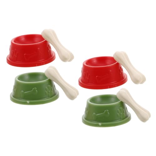 Garneck 8stücke Teiliges Realistische Hundeschüsseln Für Puppenhaus Futter Und Wasserschalen Für Miniatur-Hunde Und Katzen Perfektes Zubehör Für Kreatives Spielzeug Und Tierpflege von Garneck
