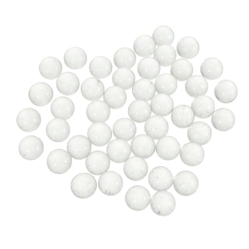 Garneck 90 Stück Glasperlendekoration farbig Marmor kleine Murmeln runden Formen Vasenperlen Glasmurmeln Klare Murmeln für Vasenfüller Glasperlen für Vase Gewöhnliches Glas Transparent von Garneck