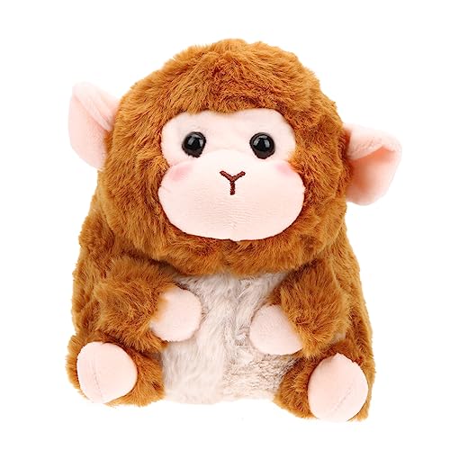 Garneck Affenpuppe Plüsch Stofftier Affenstofftier Für Geburtstagsgeschenk Für Mädchen Süßes Affenspielzeug Süßes Stofftier Plüschtier Für Plüsch Pp Baumwolle Brown von Garneck