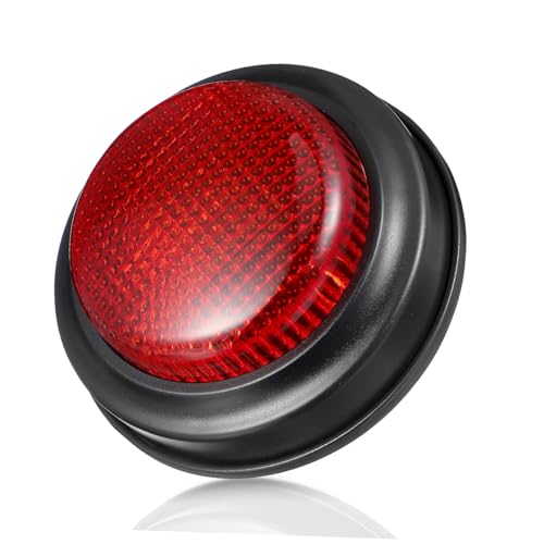Garneck Alarmtonknopf Hupenknopf Sweet Cue Der Streich Lustiger Tonknopf Das Handsummer Weg Spiel Summer Mit Lichtern Und Ton Sprachtonknöpfe Hupentonknopf Wer Kunststoff Rot von Garneck