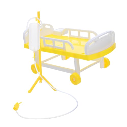 Garneck Arzt Spielset mit Medizinischem Bett und Iv Tropf Realistisches Rollenspiel Zubehör aus Stabilem Kunststoff Sicher und Kompakt für Zuhause und Kindergarten Kreatives für Jungen von Garneck