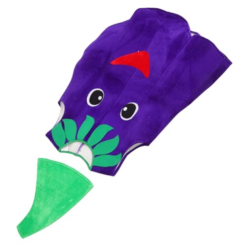 Garneck Auberginenkostüm Leichtem Niedliches Gemüse Faschingskostüm für Mädchen Bequeme Verkleidung für Karneval Bühnenauftritte Halloween und Kinderfeste von Garneck