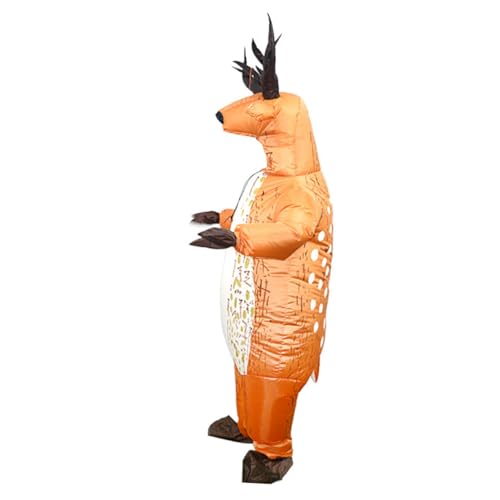 Garneck Aufblasbares Kostüm für Erwachsene Lustiges Aufblasbares Cosplay Wiederverwendbarer Deer Suit für Weihnachten Karneval Halloween und Fasching Einfach Anzuziehen und von Garneck