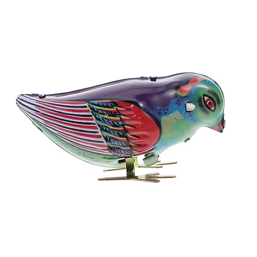 Garneck Aufziehspielzeug Magpie aus Blech Nostalgisches Clockwork für Robustes und Sicheres Design für Kleine Hände Endloser Spielspaß ohne Batterien von Garneck