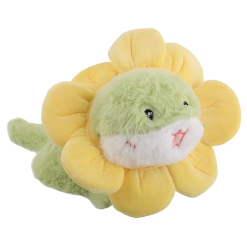 Garneck Autopuppe Auto Sonnenblume Stofftier kinderspielzeug Auto Tierisches Kissen Autogeschenk Neujahrs-Plüschschlange Auto Plüschspielzeug ausgestopftes Spielzeugauto von Garneck