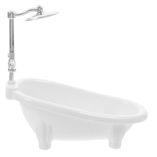 Garneck Badzubehör Für Puppen Babybadewanne Mini-puppenbadewanne Kleinkindbadspielzeug Badewanne Puppenhäuser Mini-badewanne Puppenhaus-badewanne Puppenhausmöbel Weiß Garneck Badzubehör Für Puppen Babybadewanne Mini-puppenbadewanne Kleinkindbadspielzeug Badewanne Puppenhäuser Mini-badewanne Puppenhaus-badewanne Puppenhausmöbel Weiß von Garneck