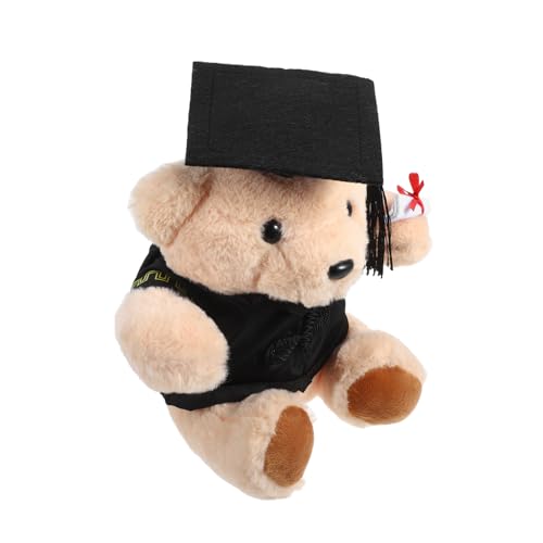Garneck Bärenpuppe Mit Doktorabschluss Abschlusssaison Tier Abschluss Plüschtier Dekorierter Bär Zum Abschluss Ankleiden Plüschtiere Mini Glückwunsch Absolvent Tier Abschlussbär von Garneck
