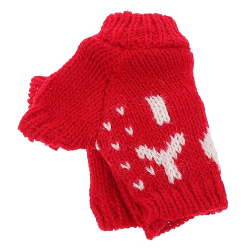 Garneck Bärenpuppenkostüm Meerschweinchenkostüm Puppenkleid Puppenhausdekoration Papageienkleidung Stofftiere Zubehör Puppenpullover Gestrickte Kleidung für Puppen Hasenkleidung Garn rot Garneck Bärenpuppenkostüm Meerschweinchenkostüm Puppenkleid Puppenhausdekoration Papageienkleidung Stofftiere Zubehör Puppenpullover Gestrickte Kleidung für Puppen Hasenkleidung Garn rot von Garneck