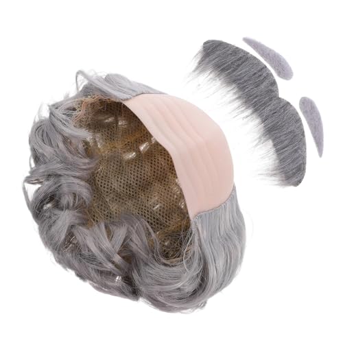 Garneck Bald Cap Kostüm für Erwachsene Wiederverwendbare Leichte Glatzen-Kappe mit Gesichtsbehaarung und Augenbrauen Komfortabel und Langlebig für Halloween und Kostümpartys Garneck Bald Cap Kostüm für Erwachsene Wiederverwendbare Leichte Glatzen-Kappe mit Gesichtsbehaarung und Augenbrauen Komfortabel und Langlebig für Halloween und Kostümpartys von Garneck