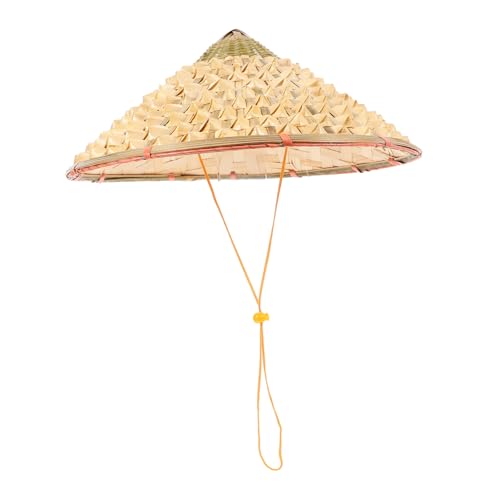 Garneck Bambus Geflochtener Chinesischer Sonnenschutzhut mit Breiter Krempe Dekorativer Cosplay hut für Bühne und Garten Robust Bequem für Erwachsene Garneck Bambus Geflochtener Chinesischer Sonnenschutzhut mit Breiter Krempe Dekorativer Cosplay hut für Bühne und Garten Robust Bequem für Erwachsene von Garneck