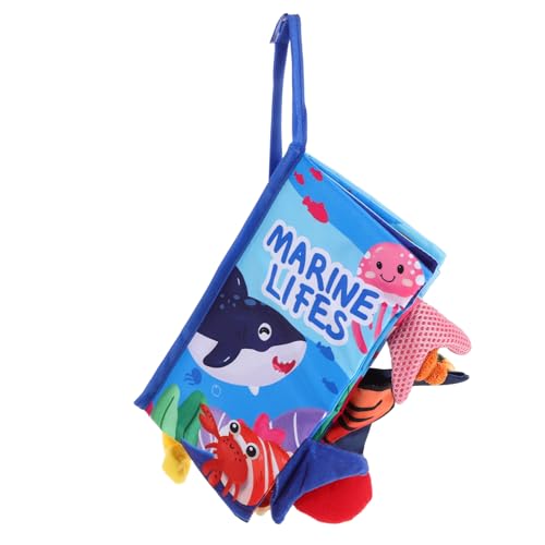 Garneck Bilderbuch Zur Früherziehung Crinkle-bücher Knisterspielzeug Für Babys Knisterbücher Für Babys Für Neugeborene -aktivitätsbuch Babytuchbücher Weiches Buch Polyester von Garneck