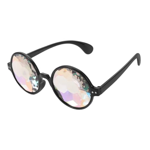 Garneck Brille aus und PC Robuste Hautfreundliche Partybrille Tragbare Rave Brille Modisches Glattes Design für Fasching und Festivals von Garneck