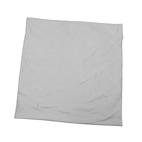 Garneck Bunkerabdeckung Bedeckt Outdoor-abdeckungen Wasserdicht Sandkastendach Schwimmbadabdeckung Sandabdeckung Beckensand Sandkästen Mit Deckel Becken Mit Schutzhülle Polyester-TAFT Grey von Garneck