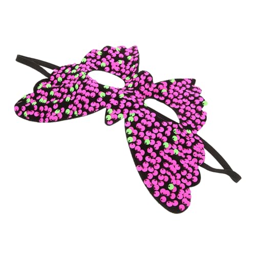Garneck Butterfly Maske für Halloween Karneval Halbmaske mit Sicherem Sitz für Damen für Kostümpartys Bälle und Cosplay Rosa Dekorationsmaske mit Glitzer Federn Garneck Butterfly Maske für Halloween Karneval Halbmaske mit Sicherem Sitz für Damen für Kostümpartys Bälle und Cosplay Rosa Dekorationsmaske mit Glitzer Federn von Garneck