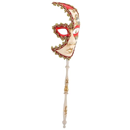 Garneck Carnival Handheld Maske für Erwachsene Multifunktionale Halbgesichtsmaske für Cosplay Partys und Halloween Leichte und Langlebige Kunststoffmaske mit Kreativem Design Garneck Carnival Handheld Maske für Erwachsene Multifunktionale Halbgesichtsmaske für Cosplay Partys und Halloween Leichte und Langlebige Kunststoffmaske mit Kreativem Design von Garneck