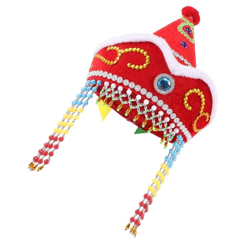 Garneck Chinesischer Stil Kostümhut für Rote Cosplay Kopfbedeckung für Partys Rollenspiele Tänze und Aufführungen Leicht Bequem Hautfreundlichem Material Verkleidung für Karneval und Feste Garneck Chinesischer Stil Kostümhut für Rote Cosplay Kopfbedeckung für Partys Rollenspiele Tänze und Aufführungen Leicht Bequem Hautfreundlichem Material Verkleidung für Karneval und Feste von Garneck