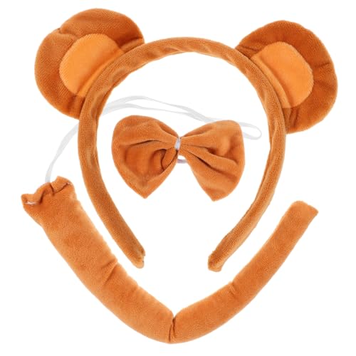 Garneck Cosplay Affen Kostüm Flauschiges Affenohren Stirnband Tier Zubehör für Fasching Halloween Party Tierkostüm Garneck Cosplay Affen Kostüm Flauschiges Affenohren Stirnband Tier Zubehör für Fasching Halloween Party Tierkostüm von Garneck