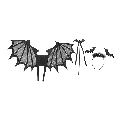 Garneck Cosplay Flügeln für Halloween Kinderkostüm mit Kopfband und Accessoires für Themenpartys und Fotoshootings Leicht und Langlebig Filz Gefertigt Kreatives Design für Unvergessliche von Garneck