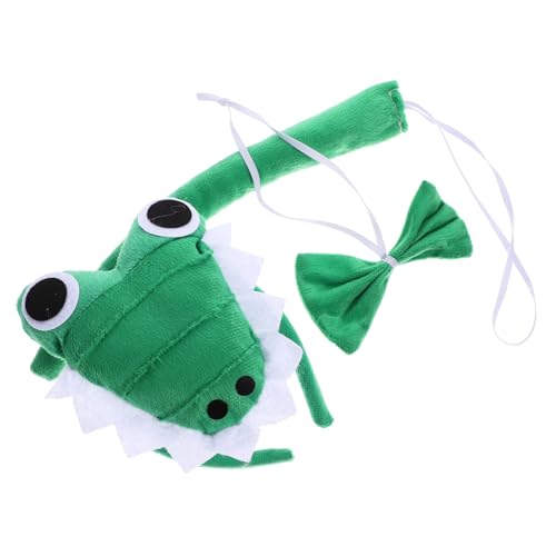 Garneck Cosplay Krokodil Kostüm Set mit Stirnband und Fliege Weiches Partyzubehör für Karneval Fasching und Themenpartys Vielseitig Einsetzbar für Erwachsene Garneck Cosplay Krokodil Kostüm Set mit Stirnband und Fliege Weiches Partyzubehör für Karneval Fasching und Themenpartys Vielseitig Einsetzbar für Erwachsene von Garneck