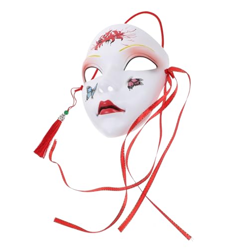Garneck Cosplay Maske Abs für Erwachsene Handgefertigte Chinesische Stilmaske für Partys und Festivals für Halloween Karneval und Rollenspiele von Garneck