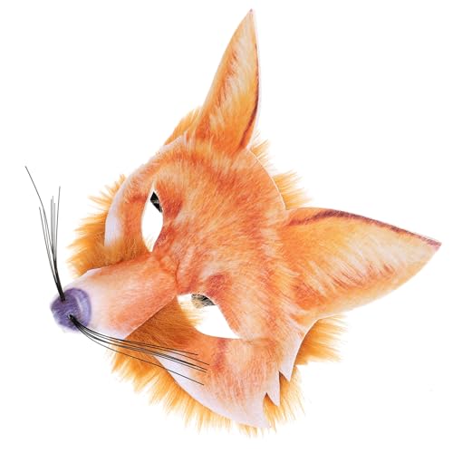 Garneck Dekorative Halloween Fuchsmaske Halbe Gesicht Maske für Kostümpartys Cosplay Halloween Langlebigem Elegant und für Besondere Anlässe Garneck Dekorative Halloween Fuchsmaske Halbe Gesicht Maske für Kostümpartys Cosplay Halloween Langlebigem Elegant und für Besondere Anlässe von Garneck