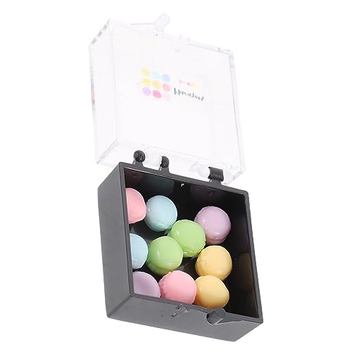 Garneck Dekoratives Mini Macaron DIY Puppenhaus Kit Puppenhaus Zubehör Mini Puppenhaus Möbel DIY Miniatur Kit Puppen DIY Puppenhaus Dose Mini Puppenzubehör Kunststoff von Garneck