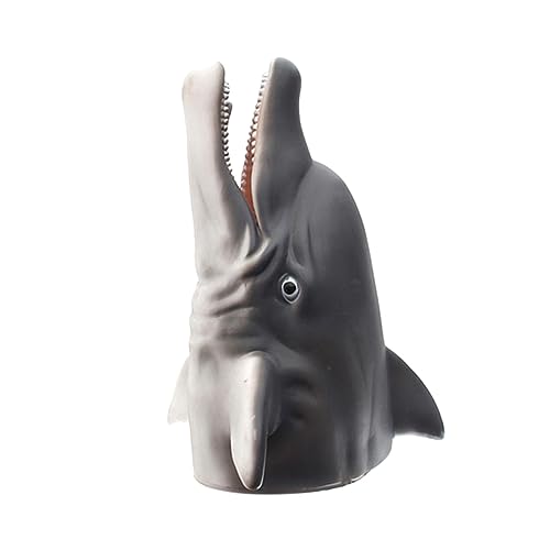 Garneck Delfin Handpuppe für Lustiges Rollenspielspielzeug Interaktive Eltern Junge Mädchen Interaktion Sicher und Fördert Kreatives für und Partneraktivitäten von Garneck