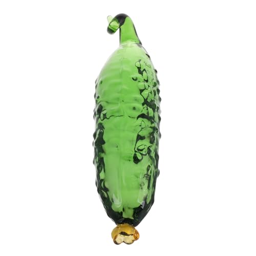 Garneck Desktop Simulationsdekor Glas Gurke Ornament Glass Frucht Figur Thanksgiving Ornament Für Baumrealistische Fruchtglas Desktop Schmuck Garneck Desktop Simulationsdekor Glas Gurke Ornament Glass Frucht Figur Thanksgiving Ornament Für Baumrealistische Fruchtglas Desktop Schmuck von Garneck