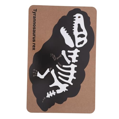 Garneck Dinosaurier Fossil Puzzle Holzspielzeug für Jahre Lernspiel mit Skelett Fördert Kognitive Fähigkeiten und Feinmotorik für Dino Fans von Garneck