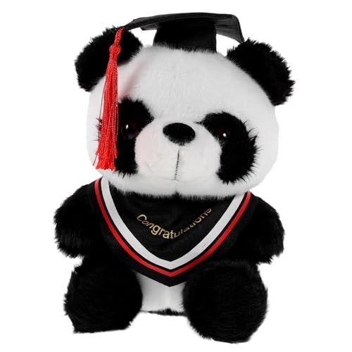 Garneck Doktor Panda Puppe Abschluss-Tierspielzeug gefülltes Abschlussbärenspielzeug Absolvent Stofftier Gefülltes Panda- zum Abschluss Stopfer Abschlussbär Kuscheltier Plüsch rot Garneck Doktor Panda Puppe Abschluss-Tierspielzeug gefülltes Abschlussbärenspielzeug Absolvent Stofftier Gefülltes Panda- zum Abschluss Stopfer Abschlussbär Kuscheltier Plüsch rot von Garneck