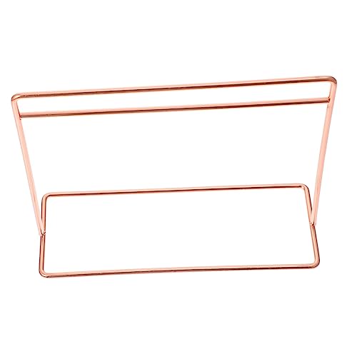 Garneck Dollhouse Kleiderständer aus DIY Puppen Kleiderbügel für Puppenhauszubehör Langlebig und Stabil für Babykleider Große Roségoldene von Garneck