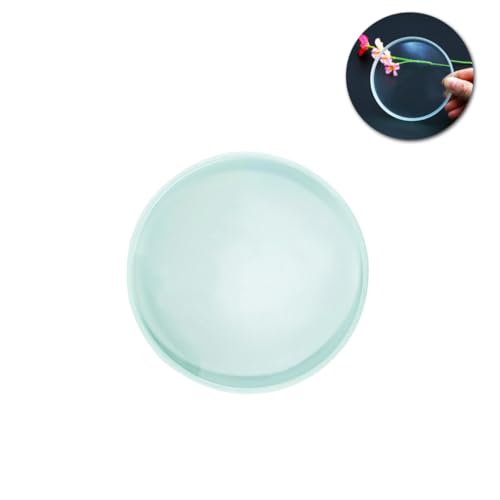 Garneck Doppelt Konvexe Glaslinse Brennweite Optische Linse mit Geschliffenen Kanten für Physik Experiment Laborwaren von Garneck