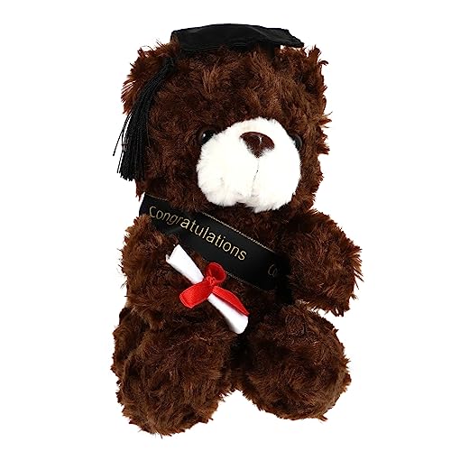 Garneck Dr. Bärenpuppe Plüsch-Abschlusspuppenbär Abschluss gefüllt Tiere ausgestopft Kuscheltier für Absolventen Süßes Stofftier Abschluss-Stofftier PP Baumwolle Garneck Dr. Bärenpuppe Plüsch-Abschlusspuppenbär Abschluss gefüllt Tiere ausgestopft Kuscheltier für Absolventen Süßes Stofftier Abschluss-Stofftier PP Baumwolle von Garneck