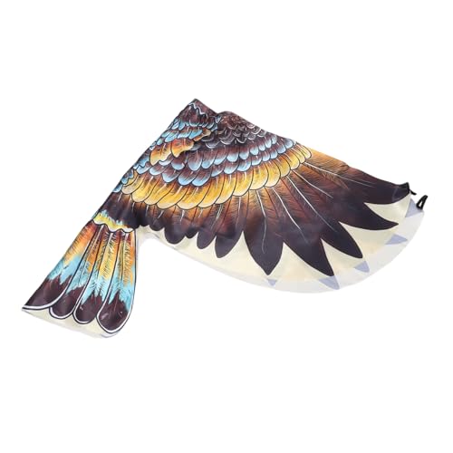 Garneck Eagle Cloak Umhang Kostüm Accessoire für Halloween und Cosplay Braune Flügel Requisite für Partys Geeignet für Verschiedene Anlässe Wie Karneval und Bühnenaufführungen von Garneck