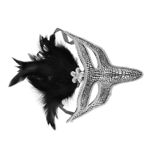 Garneck Eagle Cosplay Maske mit PVC Stoff und Federn Langlebige Halbe Gesichtsmaskerade für Halloween Karneval Maskenball Venezianische Faschingsparty Auffälliges Design Sicherer Sitz Garneck Eagle Cosplay Maske mit PVC Stoff und Federn Langlebige Halbe Gesichtsmaskerade für Halloween Karneval Maskenball Venezianische Faschingsparty Auffälliges Design Sicherer Sitz von Garneck