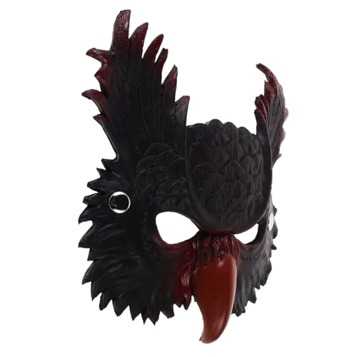 Garneck Einstellbare Eulen Maske Atmungsaktivem Material für Damen Auffällige Tier Masquerade für Halloween Karneval Cosplay Party Zubehör Garneck Einstellbare Eulen Maske Atmungsaktivem Material für Damen Auffällige Tier Masquerade für Halloween Karneval Cosplay Party Zubehör von Garneck