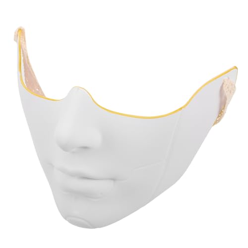 Garneck Einzigartige Mechanische Halbgesichtsmaske für Männer und Frauen Unisex Punk Stil für Halloween Maskenbälle und Kostümpartys von Garneck