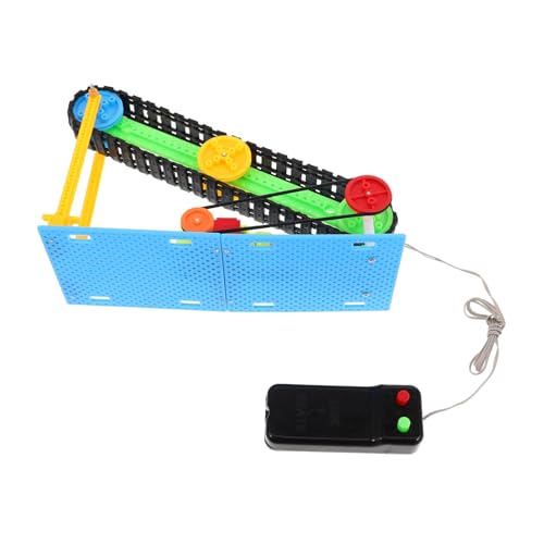 Garneck Elektrischer Förderer Förderbandsystem Robotik für Robotik-Bausätze Robotik-Kit Wissenschafts-Kit Förderband für Bagger Fließband Mini-Förderband Plastik Garneck Elektrischer Förderer Förderbandsystem Robotik für Robotik-Bausätze Robotik-Kit Wissenschafts-Kit Förderband für Bagger Fließband Mini-Förderband Plastik von Garneck