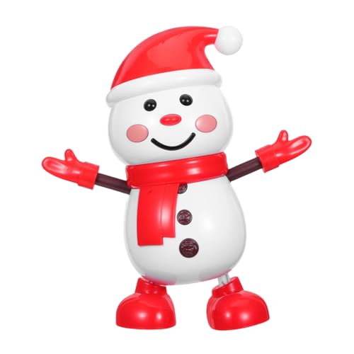 Garneck Elektrischer Schneemann, Tanzendes Spielzeug, Weihnachts-schneemann-Figur Mit Singendem Tanz, Weihnachts-winterurlaubs-Ornament Für Büro, Zuhause Und Auto von Garneck