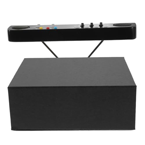 Garneck Mini Holz Elektronische Orgel Dekoration Für Puppenhaus Spielzeug Klavier Mit Schwarzer Box Für Mini-musikzimmer Perfektes Montessori Spielzeug Für Junge Mädchen von Garneck